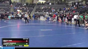 130 lbs Quarterfinal - Brock York, Wrath vs Cooper Franklin, Alburnett Mat Pack