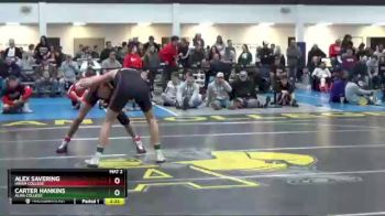 141 lbs Prelim - Carter Hankins, Alma College vs Alex Savering, Hiram College
