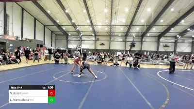 136 lbs Rr Rnd 5 - Victoria Byrne, Warriors Of Christ vs Leilani Nanquilada, Mat Demon WC