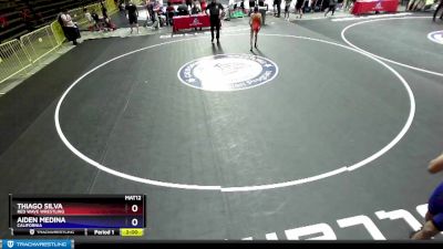 87 lbs Round 3 - Thiago Silva, Red Wave Wrestling vs Aiden Medina, California