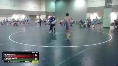 106 lbs Placement Matches (16 Team) - Blaine Reed, Spec Ops vs Carter West, Iowa Black