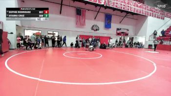 HS 145 lbs 2nd Place Match - Ayanna Cruz, SHAWNEE vs Sophie Rodriguez, WESTMOORE