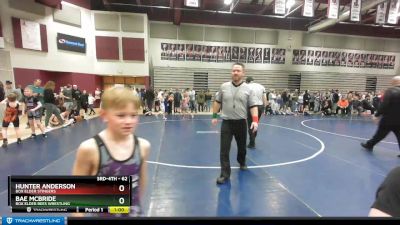 62 lbs 1st Place Match - Bae McBride, Box Elder Bees Wrestling vs Hunter Anderson, Box Elder Stingers