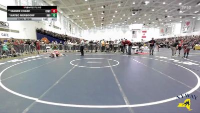 75 lbs Cons. Semi - Tanner Chase, Canastota Raider Wrestling Club vs Mateo Mersdorf, NWAA