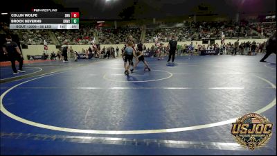 58 lbs Rr Rnd 1 - Collin Wolfe, Shelton Wrestling Academy vs Brock Severns, El Reno Wrestling Club