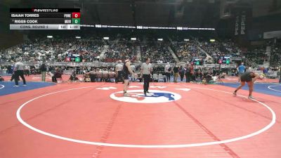 3A-165 lbs Cons. Round 2 - Riggs Cook, Mountain View vs Isaiah Torres, Powell