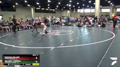 126 lbs Round 4 (6 Team) - Giovani Delape, Florida Pitbulls vs Braden Carroll, Mississippi Mayhem