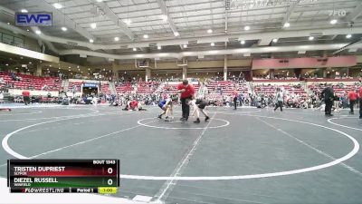 95 lbs Quarterfinal - Diezel Russell, Winfield vs Tristen Dupriest, Slyfox