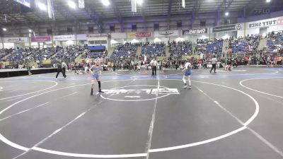 75 lbs Consi Of 8 #1 - Jaxon Dudley, Weld Central Middle School vs Hesston VanDeusen, Custer County