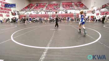 61 lbs Quarterfinal - Stetson Topping, Smith Wrestling Academy vs Maverick Higgins, Choctaw Ironman Youth Wrestling