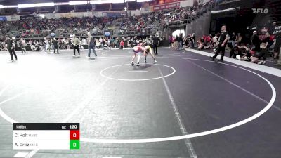 110 lbs Round Of 16 - Cayden Holt, Marshfield Youth Wrestling vs Angelo Ortiz, NM Bad Boyz