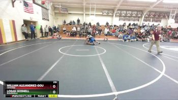 215 lbs Champ. Round 3 - William Alejandrez-Dougherty, Coolidge vs Logan Gosnell, Bloomfield