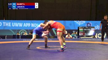 65 kg 1/8 Final - Sujeet Sujeet, India vs Dominik Jagusz, Poland