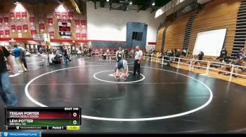 98 lbs 5th Place Match - Trevin Shaffer, Thermopolis vs Tim Church, Lincoln Middle School