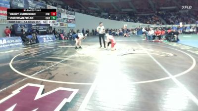 5A Boys 157 lbs Champ. Round 1 - Kenny Schroeder, Centennial Boys vs Christian Fields, Caldera Boys