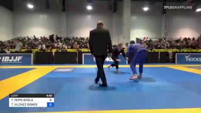 TERO TAPIO AHOLA vs TIAGO VILCHEZ GOMES 2021 World Master IBJJF Jiu-Jitsu  Championship