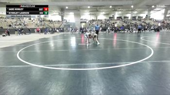 65 lbs 3rd Place Match - Jade Hunley, Seymour Youth Wrestling Club vs Kynsley Lawson, Higher Calling Wrestling