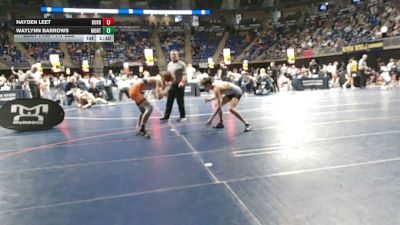 117 lbs Round Of 32 - Hayden Leet, Burrell vs Waylynn Barrows, Montgomery