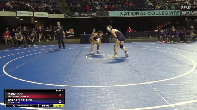 155 lbs Cons. Round 2 - Ruby Rios, McKendree University vs Jordan ...