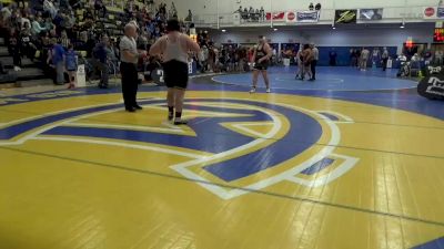 285 lbs Consi Of 16 #2 - Hunter Houk, Thomas Jefferson vs Brycen Arthur, Parkersburg South-WV