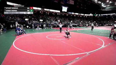 134 lbs Cons. Round 2 - Wyant Dobran, Unattached vs James Henkel, Unattached
