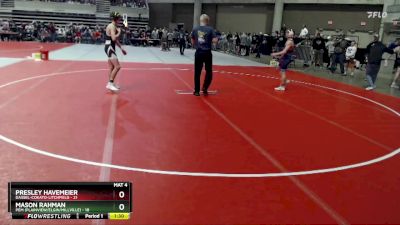 135 lbs Champ. Round 1 - Presley Havemeier, Dassel-Cokato-Litchfield vs Mason Rahman, PEM (Plainview/Elgin/Millville)