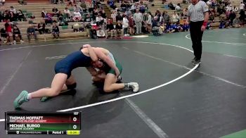 157 lbs Cons. Round 2 - Thomas Moffatt, First State Military Academy vs Michael Burgo, Archmere Academy