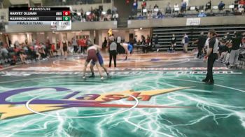 215 lbs Finals (8 Team) - Harvey Ollman, Anoka, MN vs Harrison Kinney, Hononegah, IL