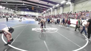 98 lbs Semifinal - Easten Serrano, Stout Wrestling Academy vs Mercer Hamilton, Mat Demon Wrestling Club