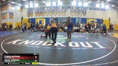 190 lbs Quarters & Wb (16 Team) - Tyron Huffman, Bandits WC vs Bryce Johnson, Cowboys WC