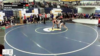 135 lbs. Cons. Round 2 - Brooklyn Johnson, Jefferson City vs Chloe Rice, Bethalto (Civic Memorial)