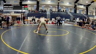 190 lbs 4th Wrestleback (16 Team) - Mike Nichols, Lumpkin Co. vs Bryan Loarca, Gilmer County