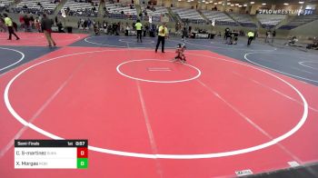 40 lbs Semifinal - Carter Shanley-martinez, Duran Elite vs Xavior Morgas, Rebel WC