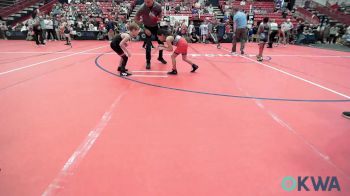 61 lbs Quarterfinal - Ky Kemble, Ponca City Wildcat Wrestling vs Benji West, Perry Wrestling Academy