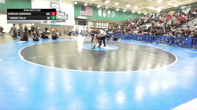 138 lbs Cons. Round 4 - Carlos Quezada, Corona Senior vs Diego Villa, Southwest
