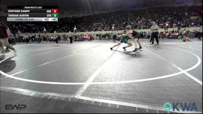 130 lbs Consi Of 8 #2 - Taegan Austin, Sperry Wrestling Club vs Stryker Sandy, Gore Pirates Youth Wrestling