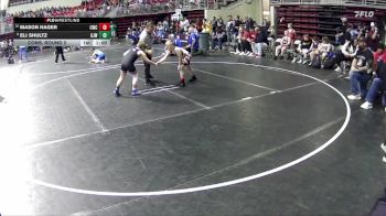 90 lbs Cons. Round 2 - Mason Hager, Cambridge Wrestling Club vs Eli Shultz, Gordon/Rushville Jr. Wrestling