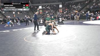 120 lbs Round Of 32 - Kayleb Chao, Elk Grove (SJ) vs Rene Cordero, Poway (SD)