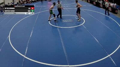 150 lbs Finals (8 Team) - JP Ellerbee, Lincoln Pius X vs Bryce Kunz, Central City