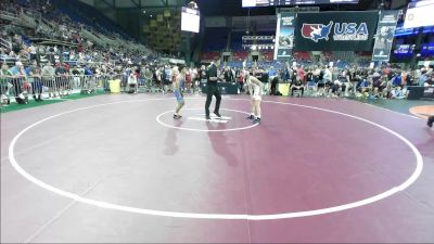 100 lbs Rnd Of 32 - Ethan Powell, OH vs Alex Salas, CA