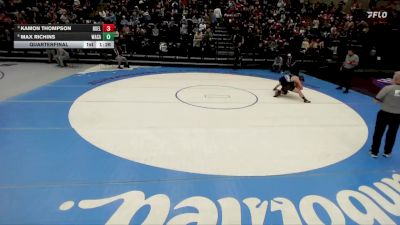 5A 150 lbs Quarterfinal - Kamon Thompson, Box Elder vs Max Richins, Wasatch
