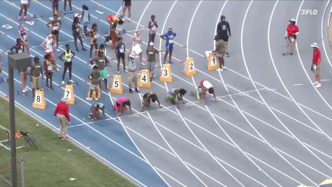 Youth Girls' 100m Hurdles, Semi-Finals 7 - Age 13