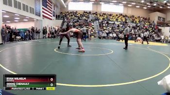 190 lbs Cons. Round 5 - Siddiq Chenault, BARBERTON vs Ryan Wilhelm, BUCKEYE