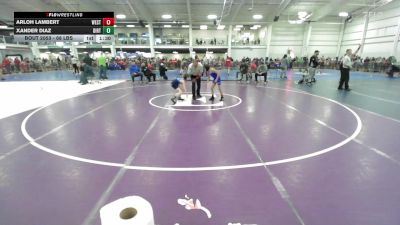 68 lbs Round Of 32 - Arloh Lambert, West Springfield vs Xander Diaz, Dirty Den WC