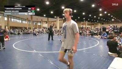 126 lbs Semifinal - Braden Sellers, Wrestling Academy Of Louisiana vs Drayton Johnson, NoWorries