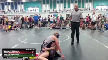 84 lbs Cons. Semi - Abram Whitaker, Killer Elite vs Bradley French, Tritons Wrestling Club