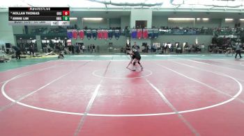 107 lbs 5th Place - Nollan Thomas, Griswold/Wheeler vs Emme Lim, New Milford