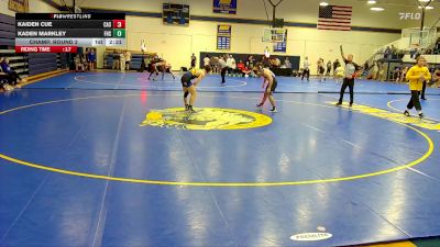 149 lbs Champ. Round 2 - Kaiden Cue, Carl Albert State vs Kaden Markley, Fort Hays State