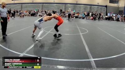 92 lbs Round 3 (4 Team) - Deklyn Crosby, Riverheads MS Wrestling vs Randy Chrisman, Reaper WC