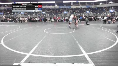 218 lbs Consolation - Joaquin Escoto, Webb City Youth Wrestling vs Dexter Francis, Arkansas Elite